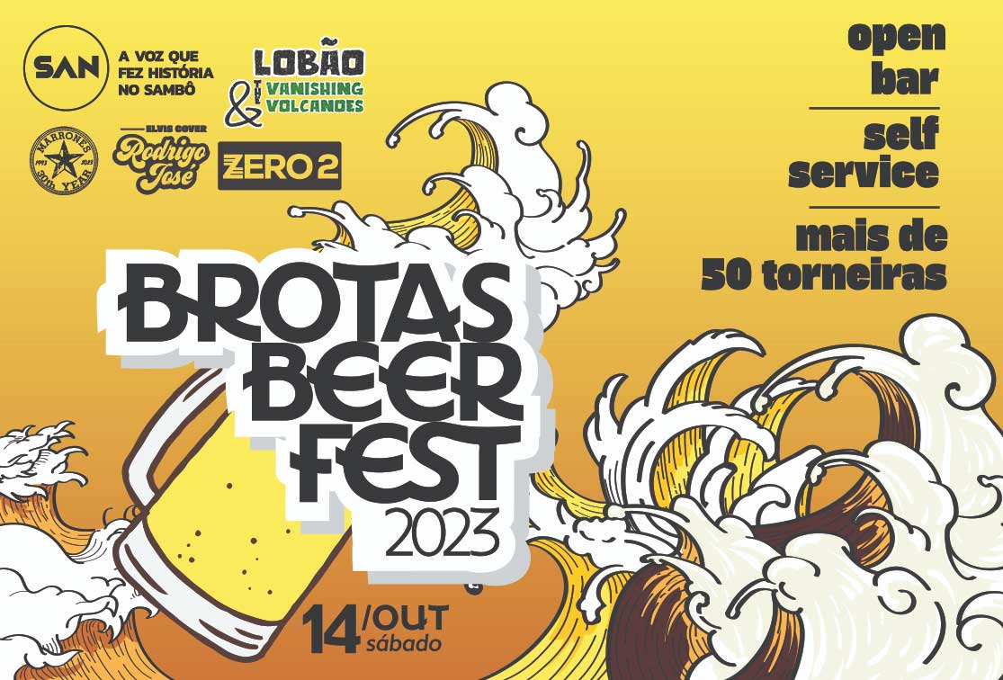 Brotas Beer Fest: Música e open bar de Cerveja Artesanal em Brotas, SP