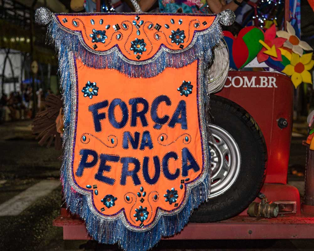 Carnaval em Brotas, SP - Tradicional bloco Força na Peruca exalta cidade no desfile